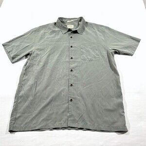 Quiksilver Waterman Collection Comfort Fit Hawaiian Shirt Mens XL Beach Tropical